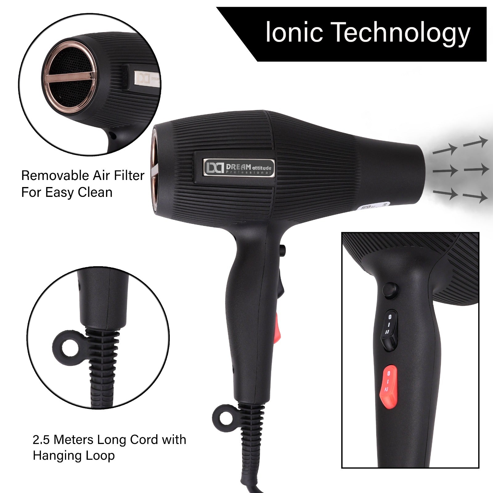 Dream Attitude Unbreakable Hair Dryer: Elevate Your Styling Experience - Image 15 - DREAM Attitude