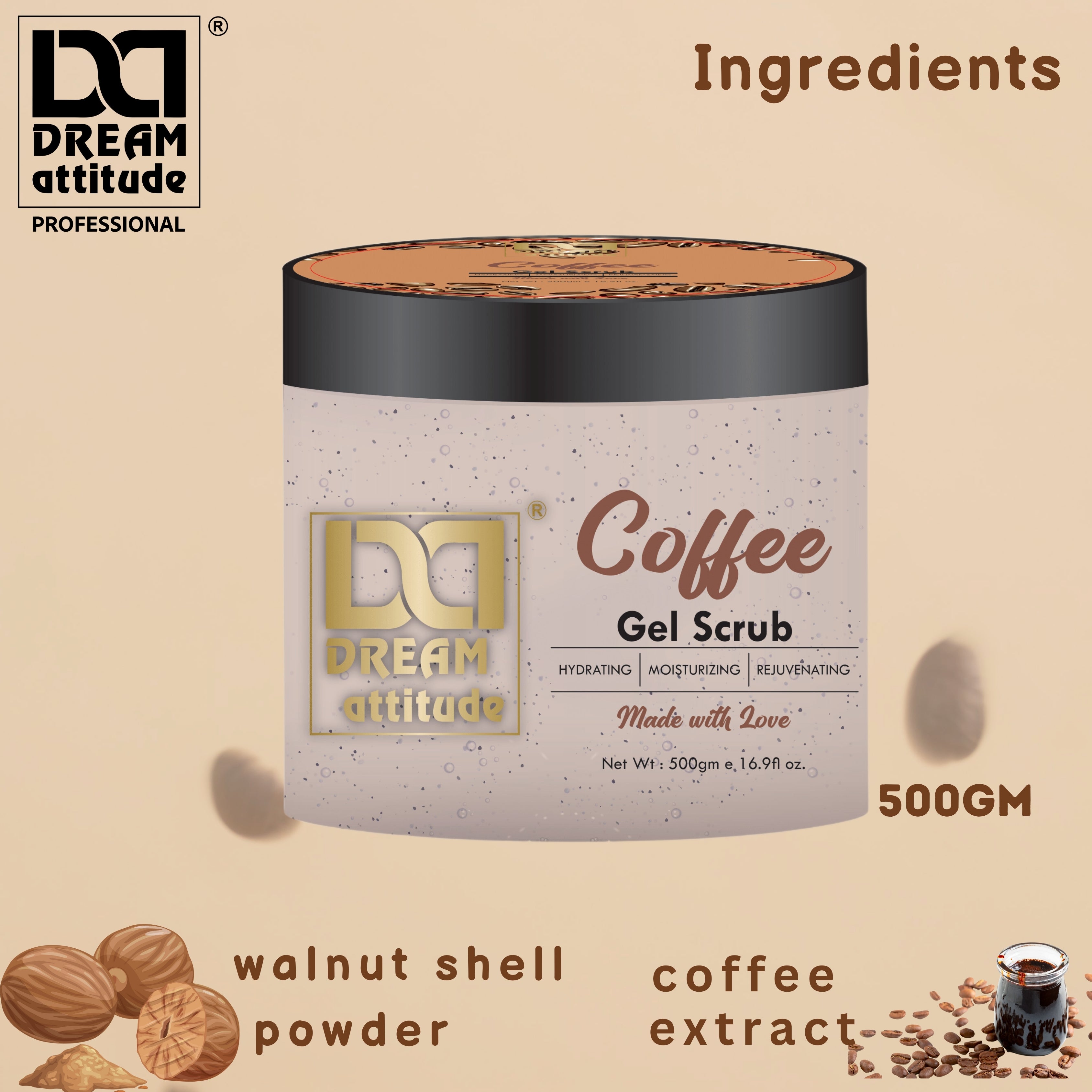 Exfoliating Gel with Coffee Scrub – Gentle Skincare Solution - Image 6 - DREAM Attitude