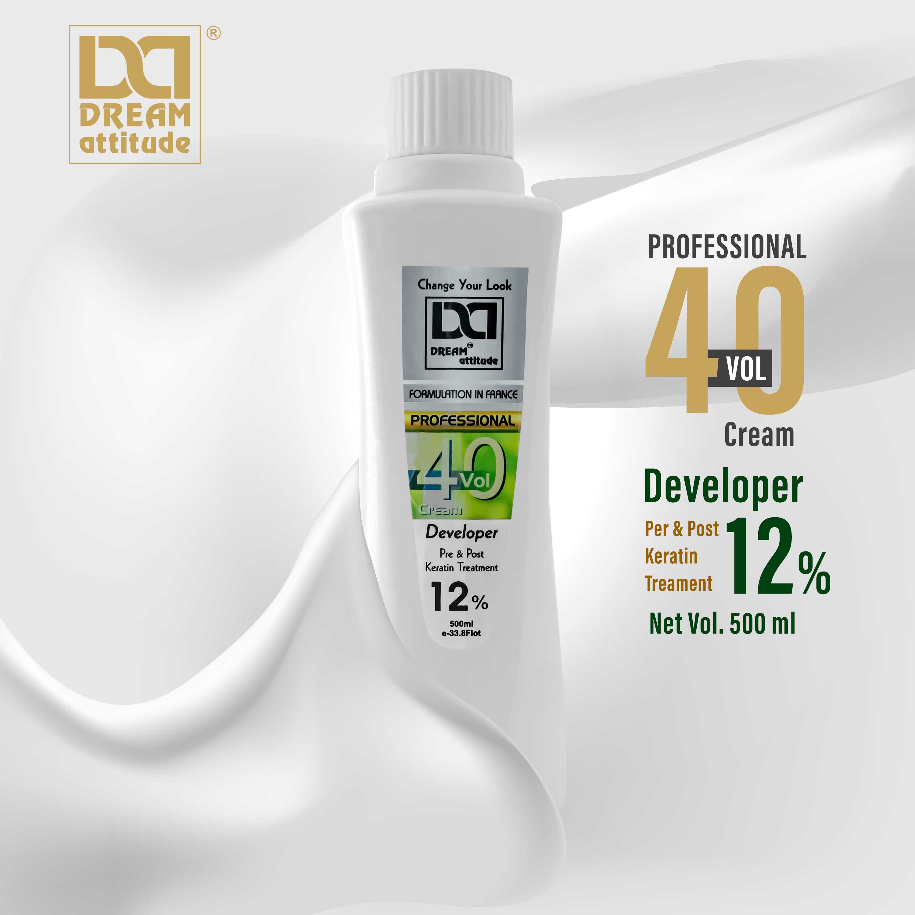 Dream Attitude Hair Developer 40 Vol - Ultimate Color Intensity for Fearless Hair Transformat      ions[1000ml] - Image 2 - DREAM Attitude