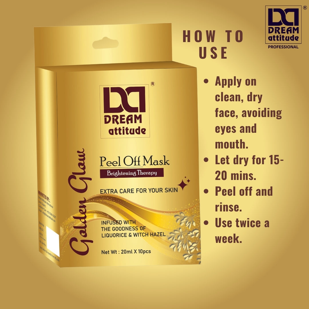 Gold Peel Off Mask | Brightening Therapy for Glowing Skin - Image 3 - DREAM Attitude