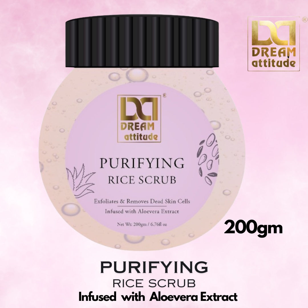 purifying Rice Scrub [200gm] - Image 4 - DREAM Attitude