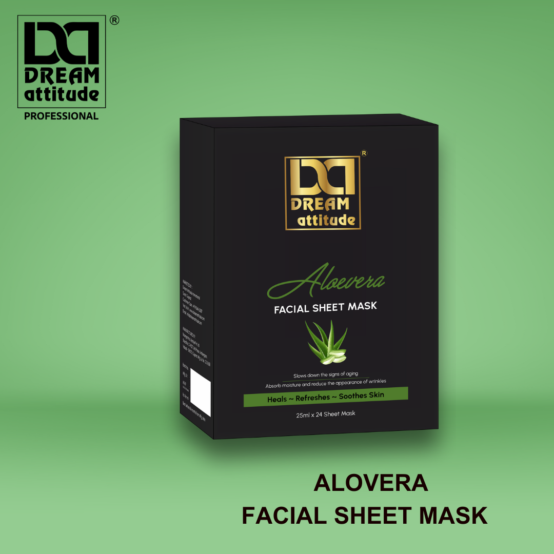 Aloevera Facial Sheet Mask - Image 3 - DREAM Attitude
