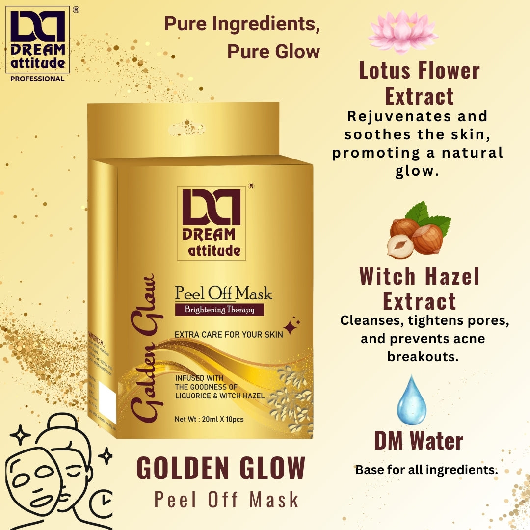 Gold Peel Off Mask | Brightening Therapy for Glowing Skin - Image 8 - DREAM Attitude