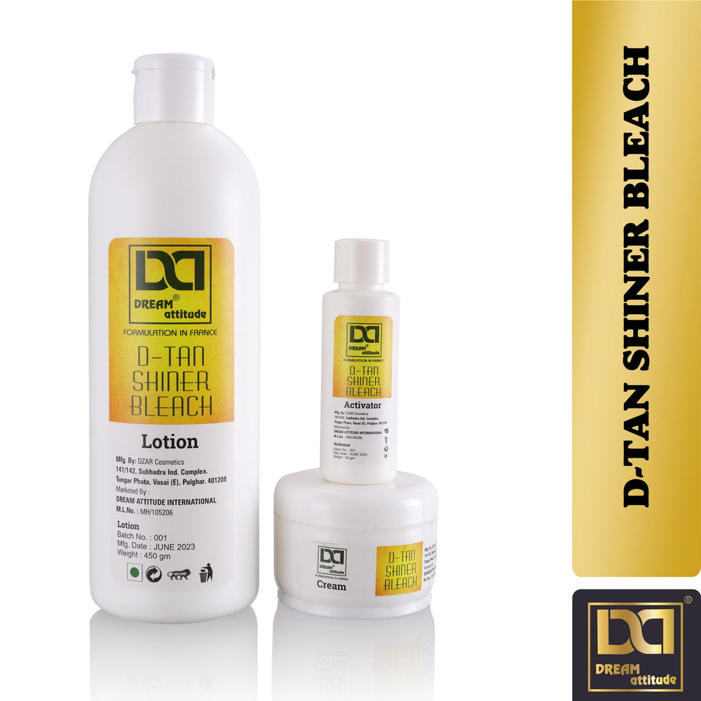 Unveil a Naturally Glowing Complexion with DE-TAN SHINER BLEACH [600GM] [250GM] [40GM] - Image 3 - DREAM Attitude