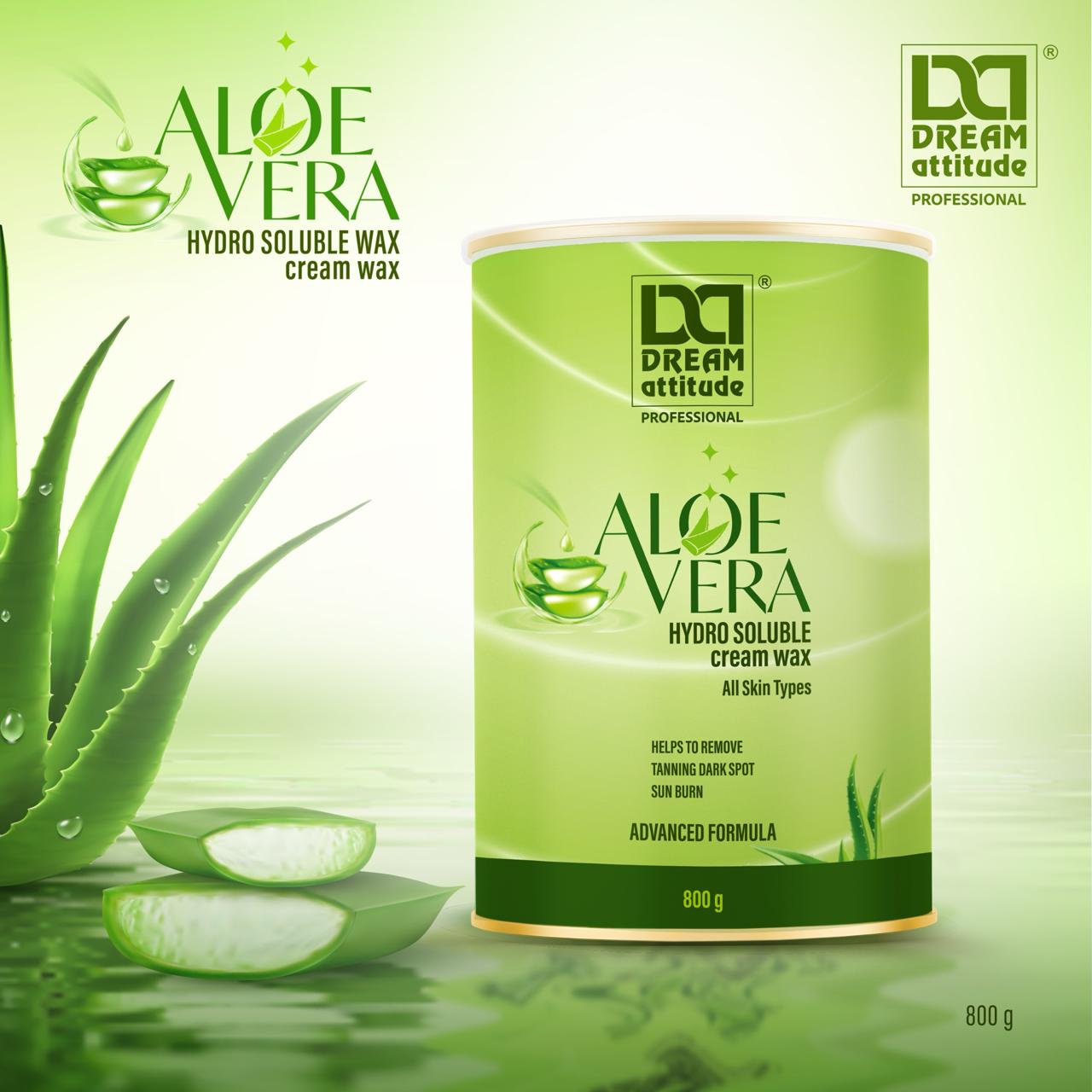 Aloevera Hydro Soluble Cream Wax [800gm] - Image 2 - DREAM Attitude