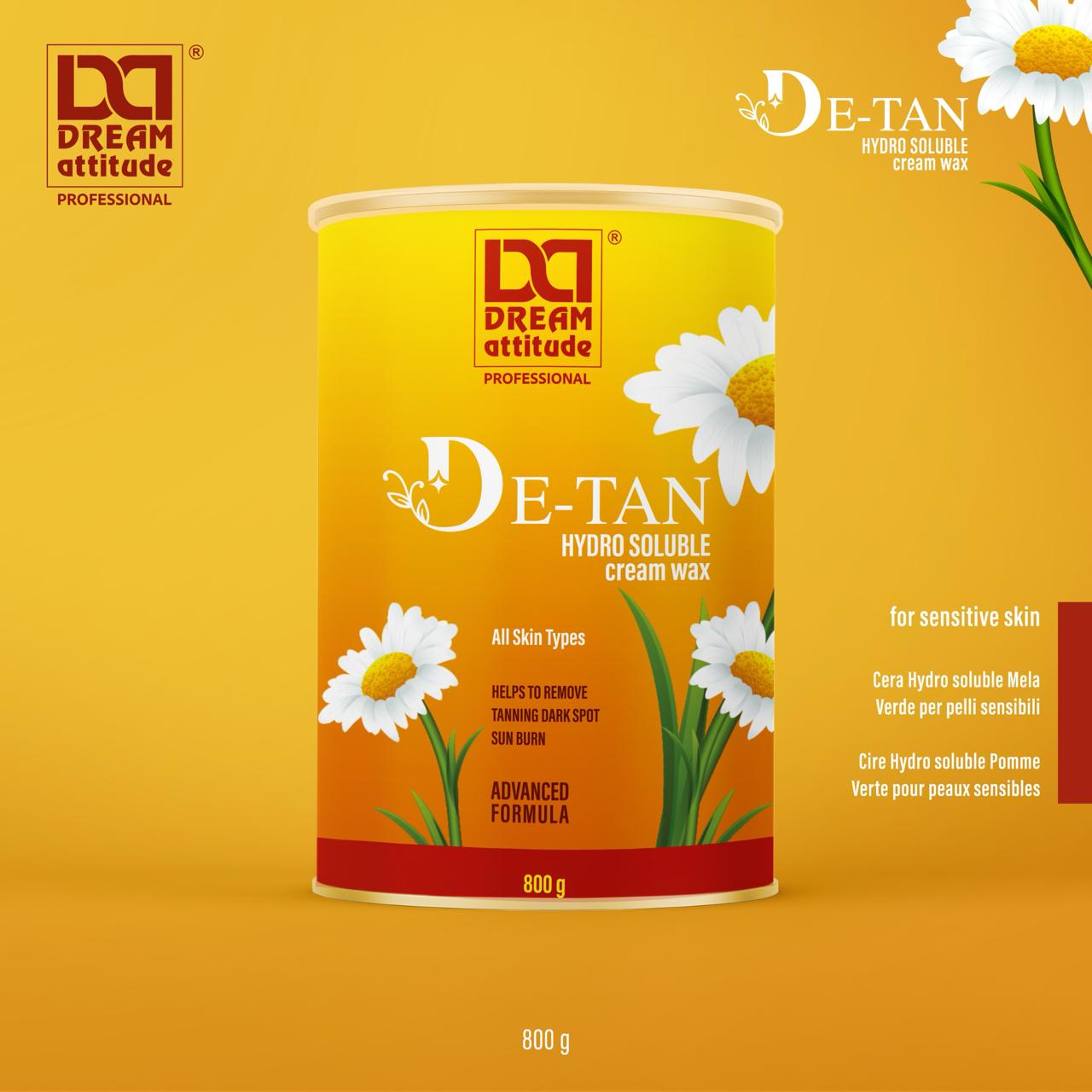 DE- TAN HYDROSOLUBLE WAX  [800gm] - Image 2 - DREAM Attitude