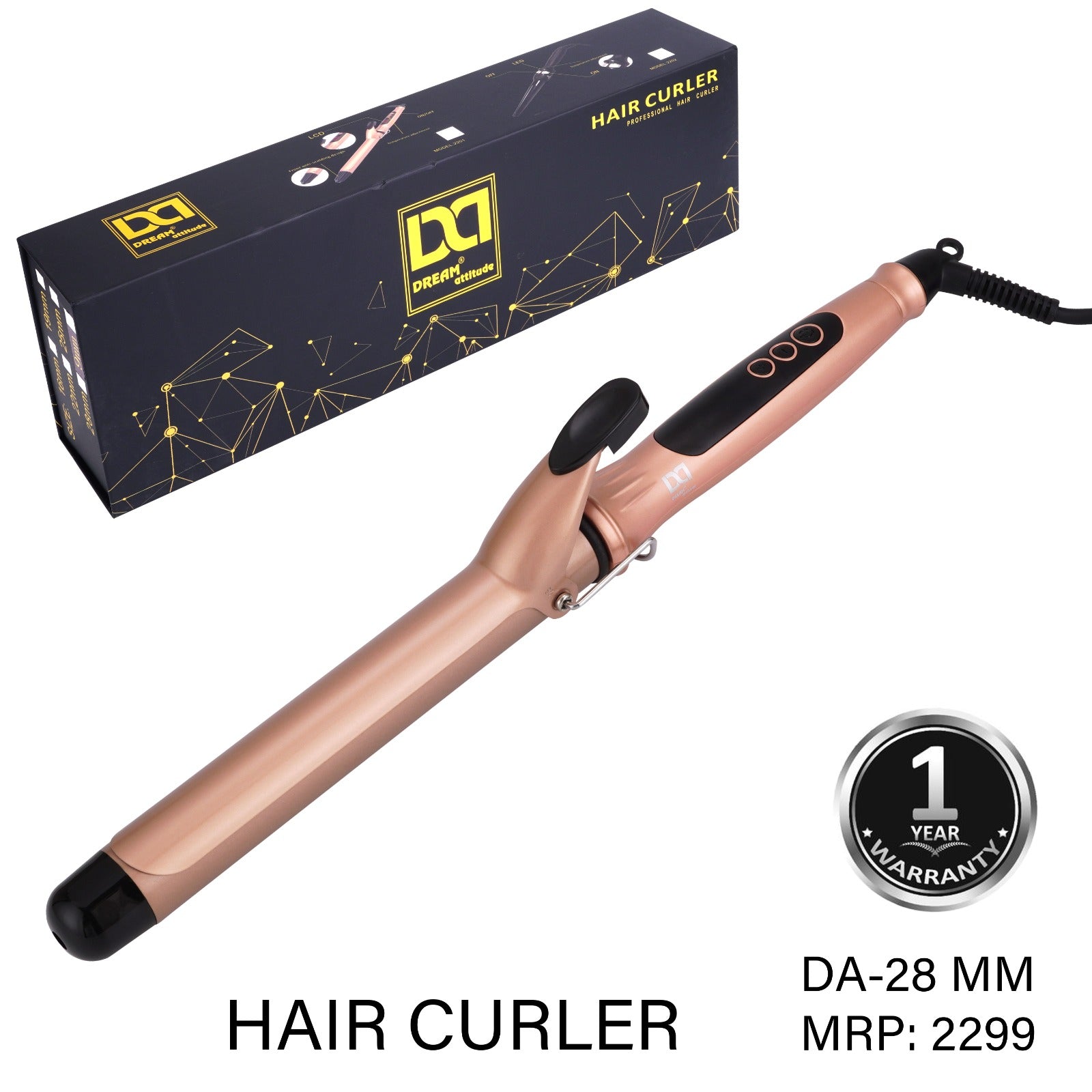 Dream Attitude Professional Curling Tong: Unleash Your Styling Potential [MODEL NO:2201] - Image 13 - DREAM Attitude