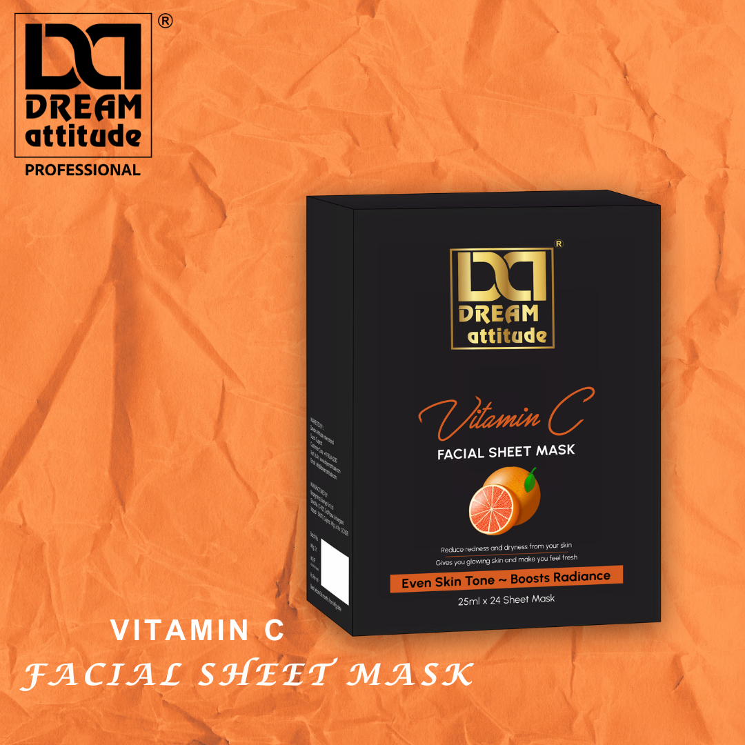Vitamin-C Facial Sheet Mask - Image 5 - DREAM Attitude