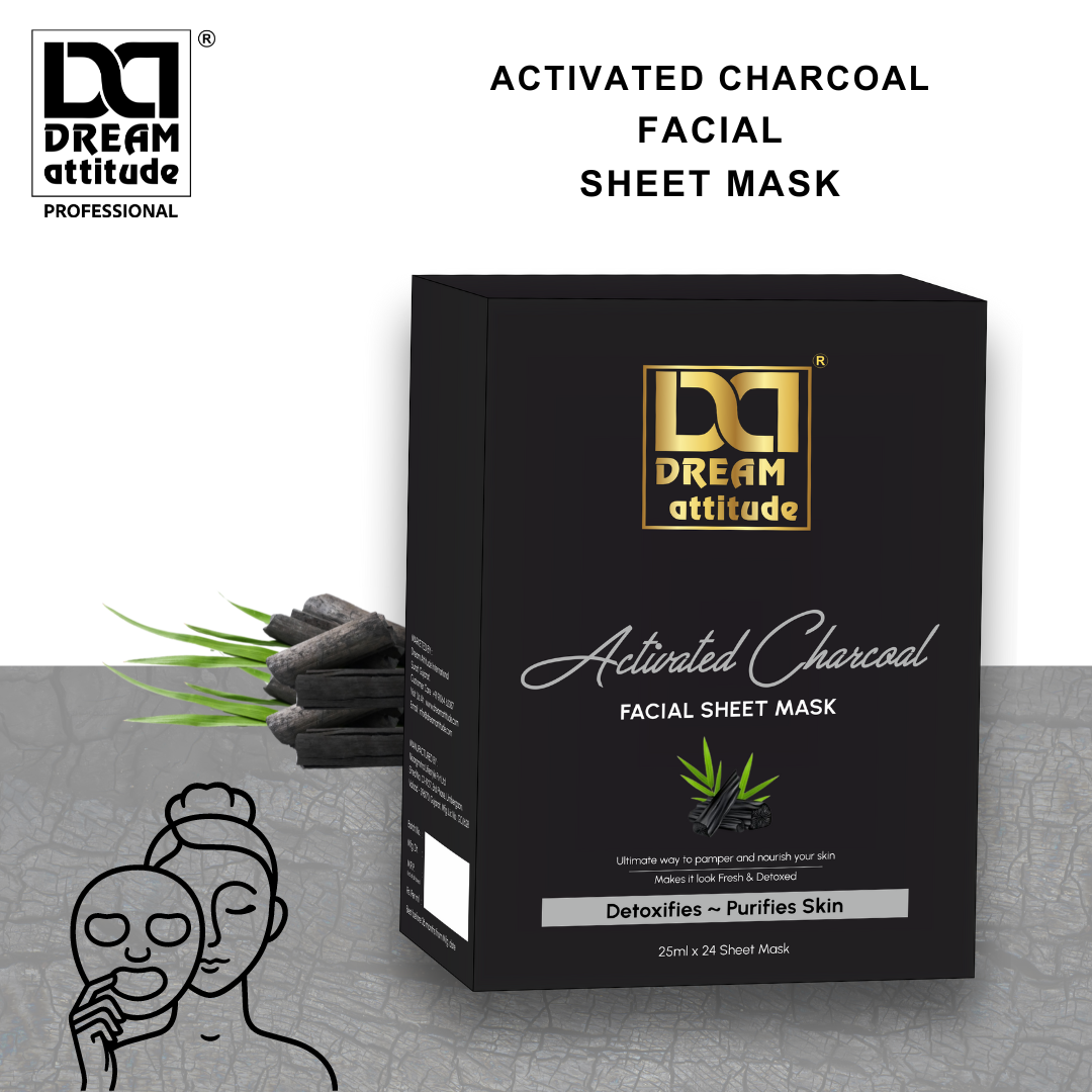 Activated Charcoal Facial Sheet mask - Image 5 - DREAM Attitude