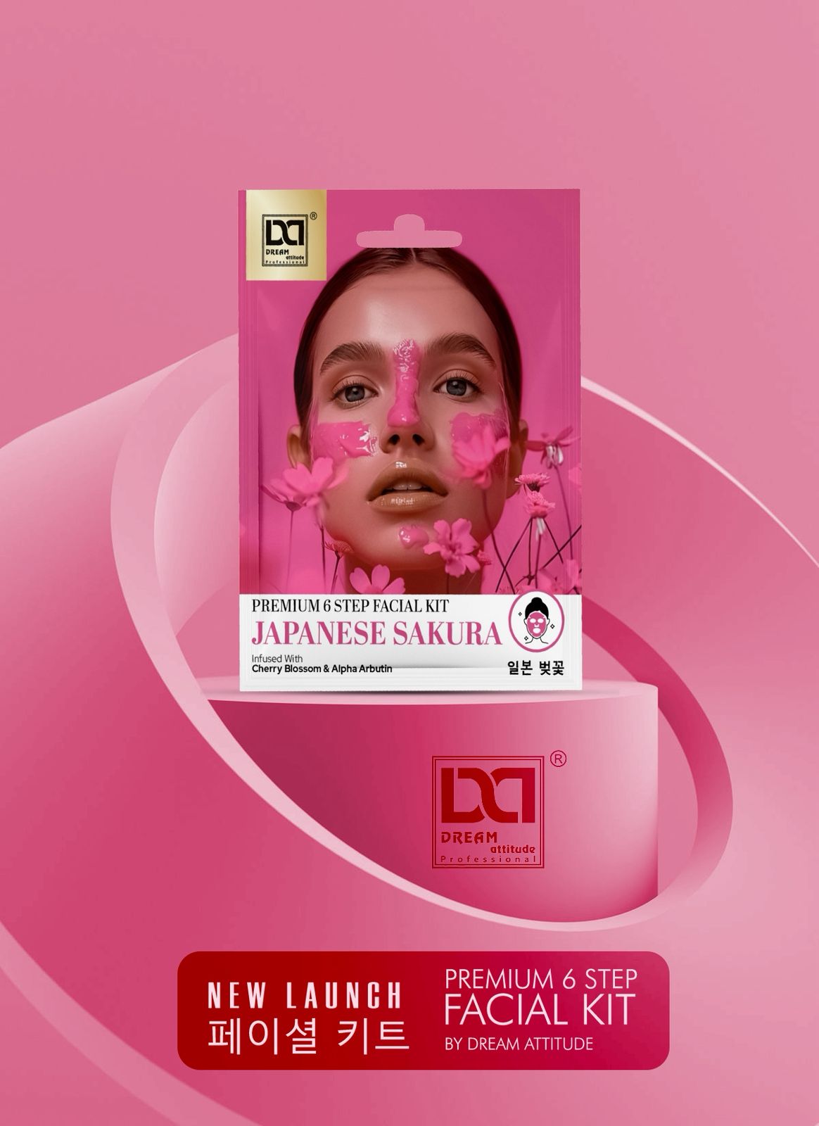 JAPANESE SAKURA PREMIUM SIX STEP FACIAL KIT - Image 2 - DREAM Attitude