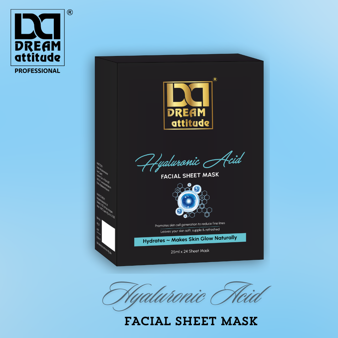 Hyaluronic Acid Facial  Sheet Mask - Image 3 - DREAM Attitude