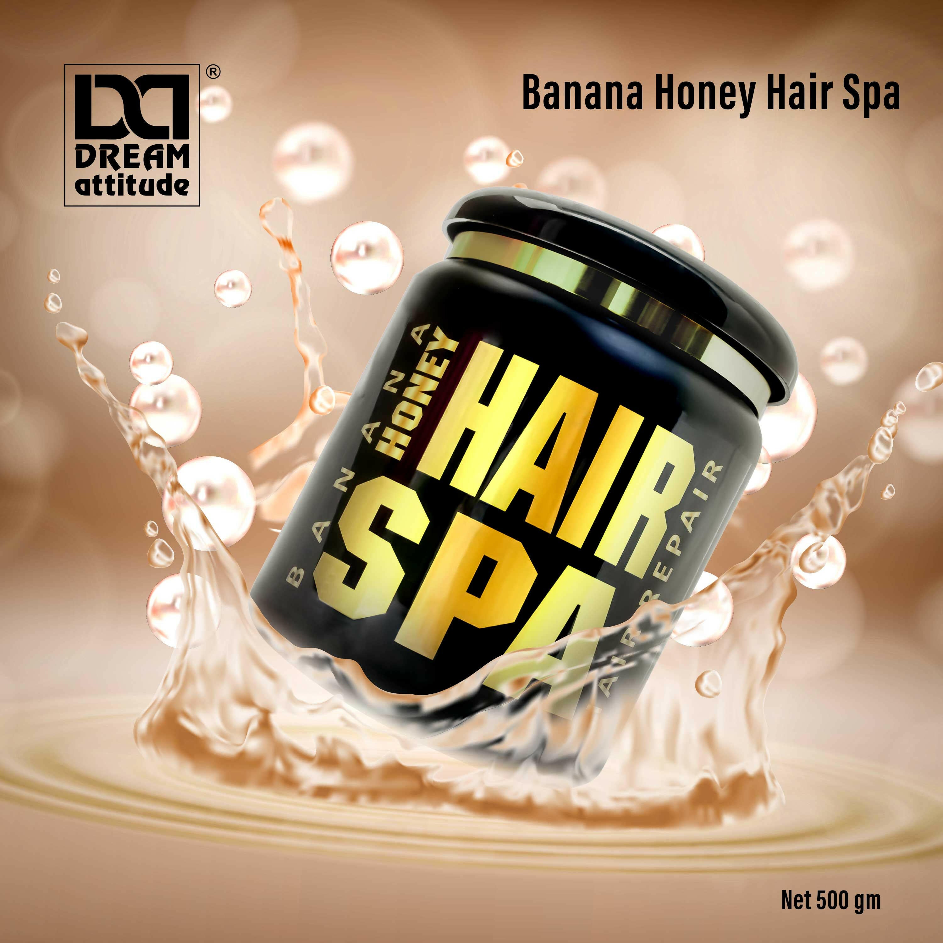 Dream Attitude Banana Honey Hair Spa 500gm - Image 2 - DREAM Attitude