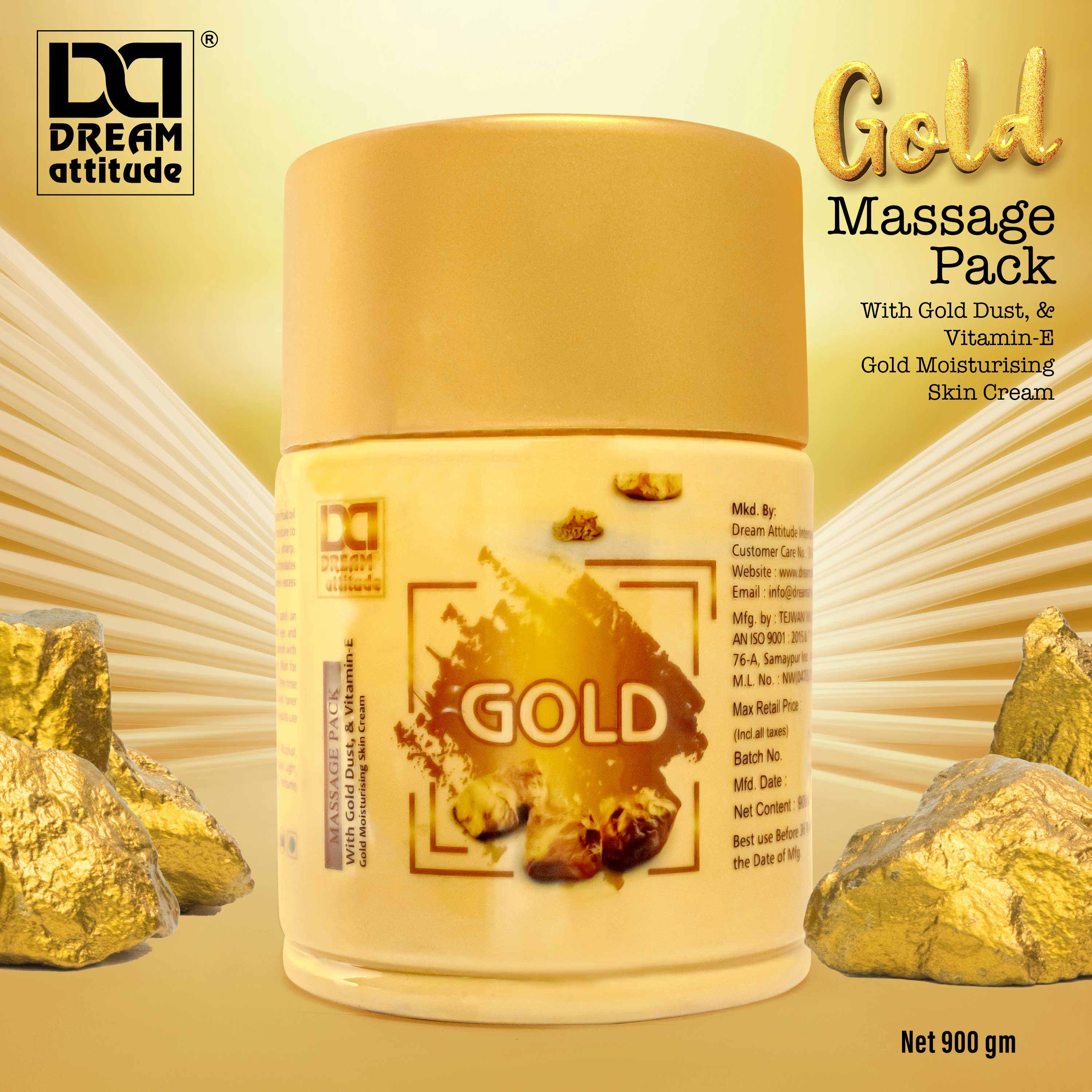 DREAM attitude Gold Massage Pack - Image 3 - DREAM Attitude