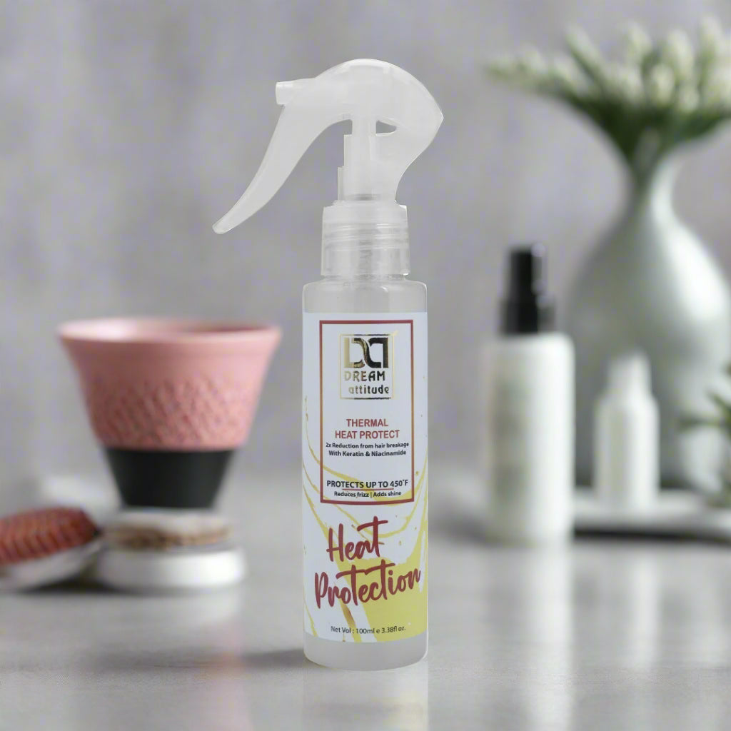Thermal Heat Protect Spray | Protects Hair Up to 450°F | Reduces Frizz & Adds Shine - Image 16 - DREAM Attitude