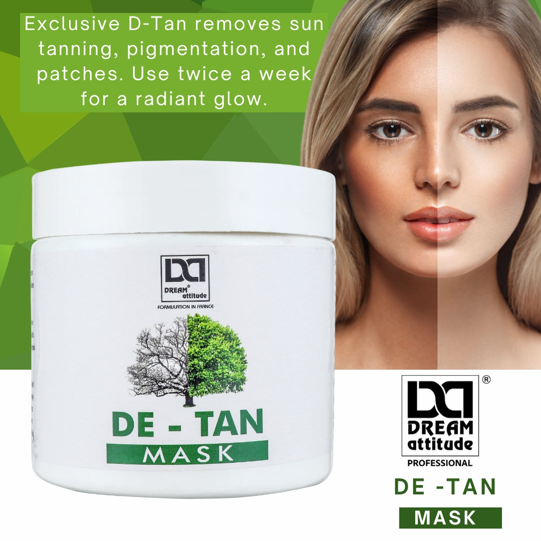 De-Tan Mask | Removes Tan & Pigmentation | Brightening & Hydrating Face Mask - Image 4 - DREAM Attitude